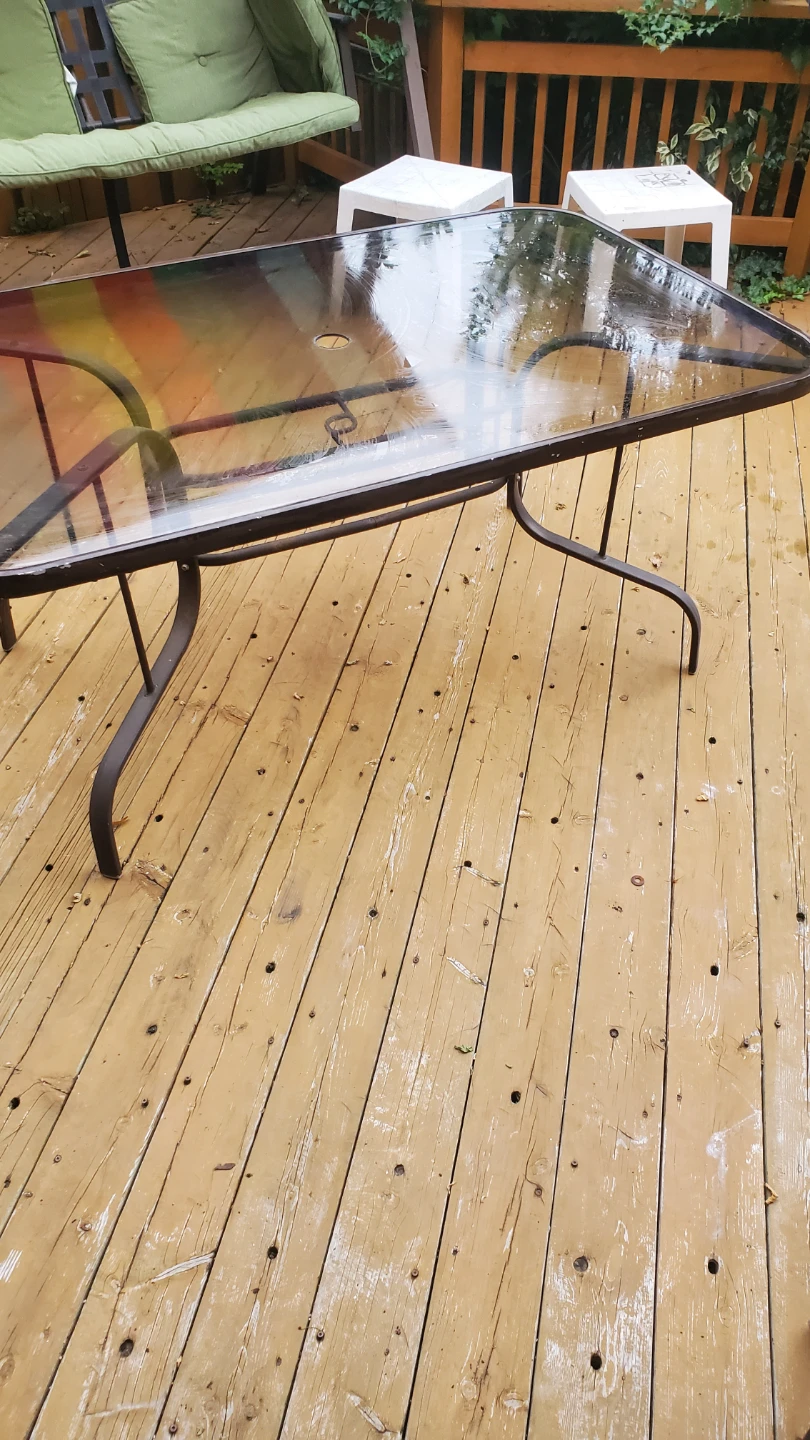 Outdoor Glass Patio Table - photo 4