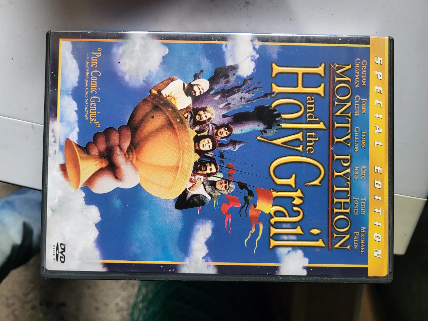 Knocked Up and Monty Python and the Holy Grail DVDs