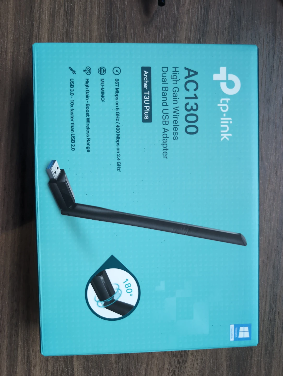 TP-Link Archer T3U Plus AC1300 USB Wi-Fi Adapter