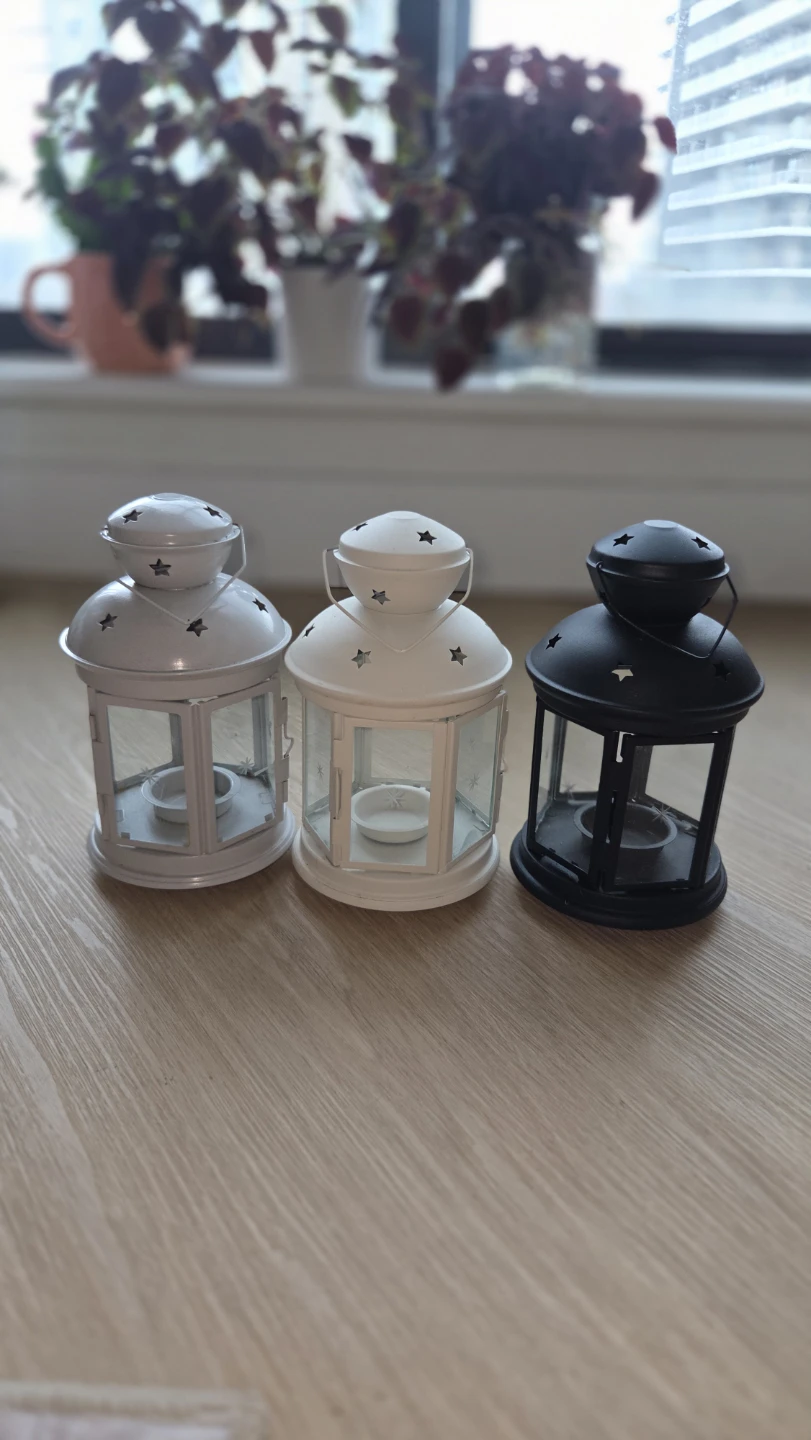Set of 3 Metal Lanterns from IKEA - photo 4