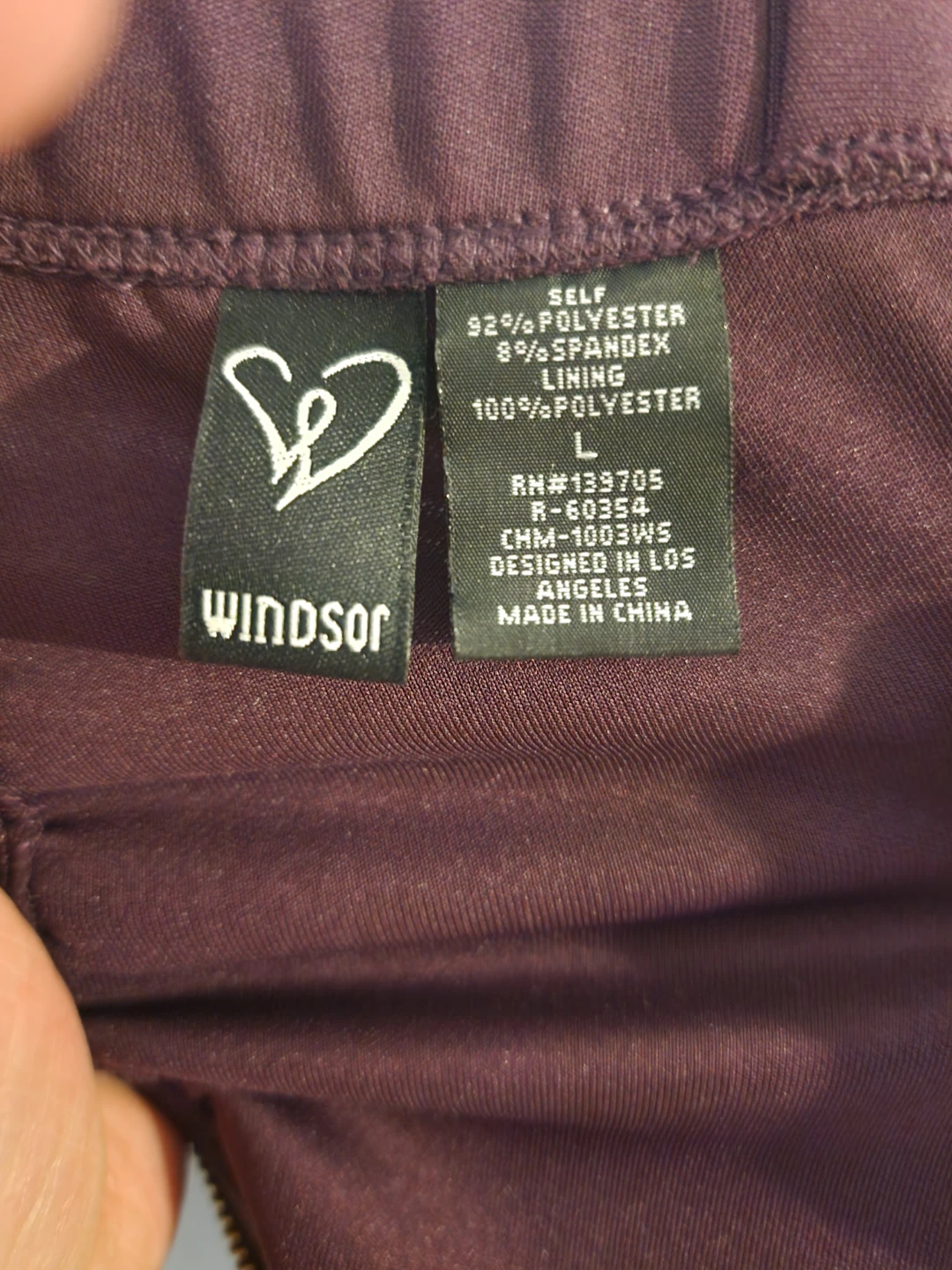 Windsor Dark Purple Evening Dress Large - photo 4