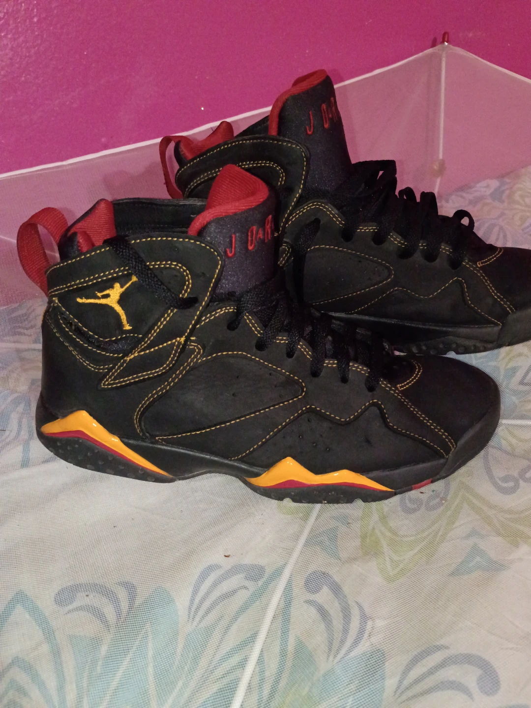 Air Jordan 7 Retro Black Citrus - photo 2