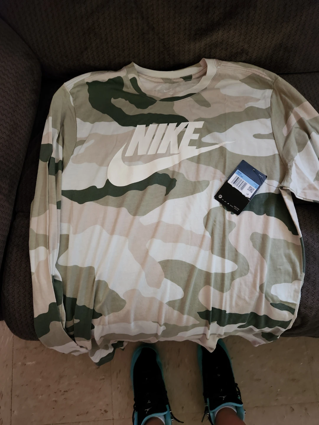 Nike Camo Long Sleeve Tee Men's Size Medium