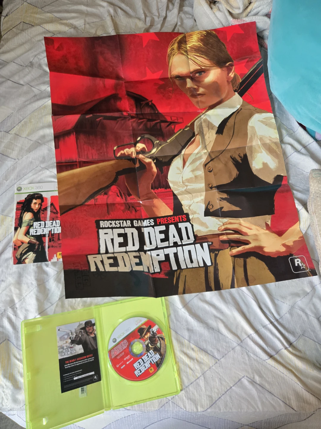 Red Dead Redemption + Map Poster