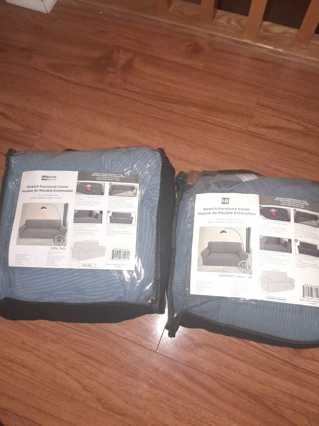 Sofa covers like new warm and cozy excellent material