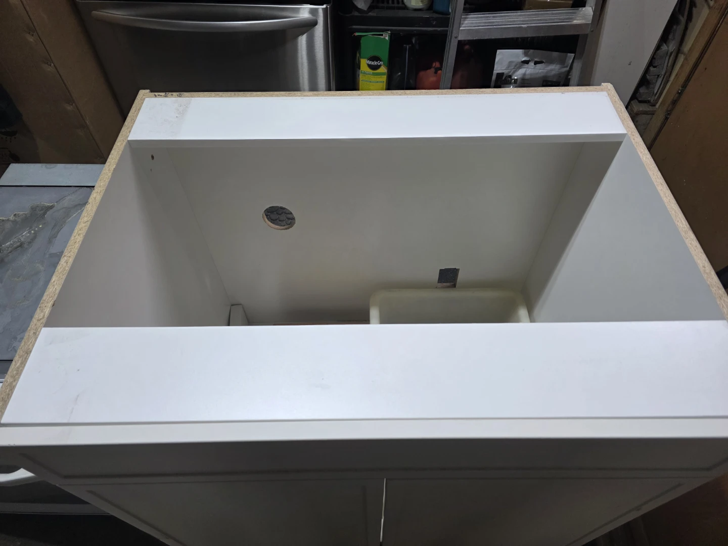 White Bathroom Vanity Cabinet Base - photo 4