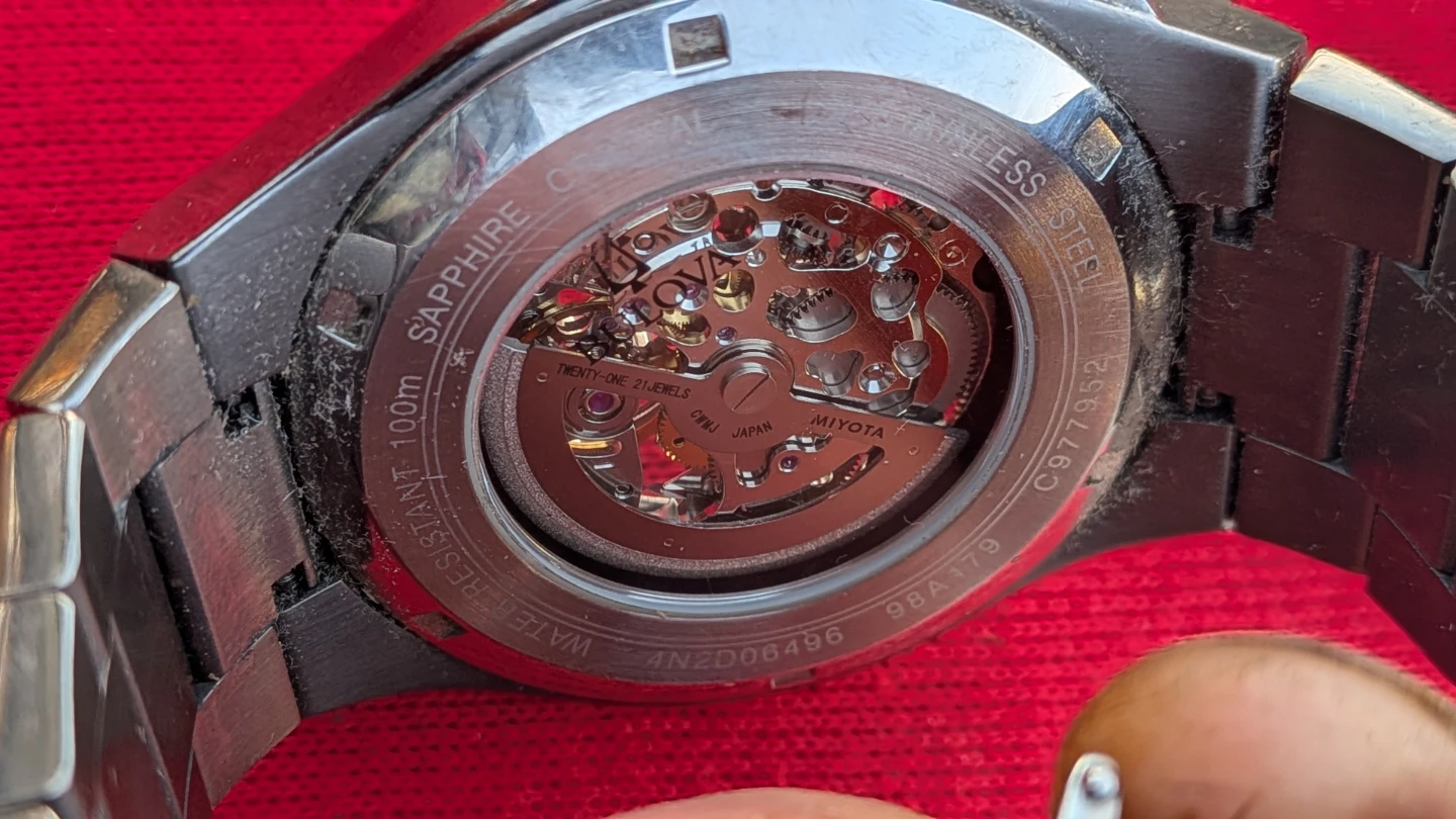 Bulova Automatic 98A179 Skeleton Watch - photo 2
