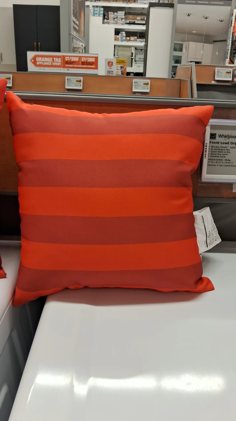 Two 16-inch Striped Toss Pillows - photo 2