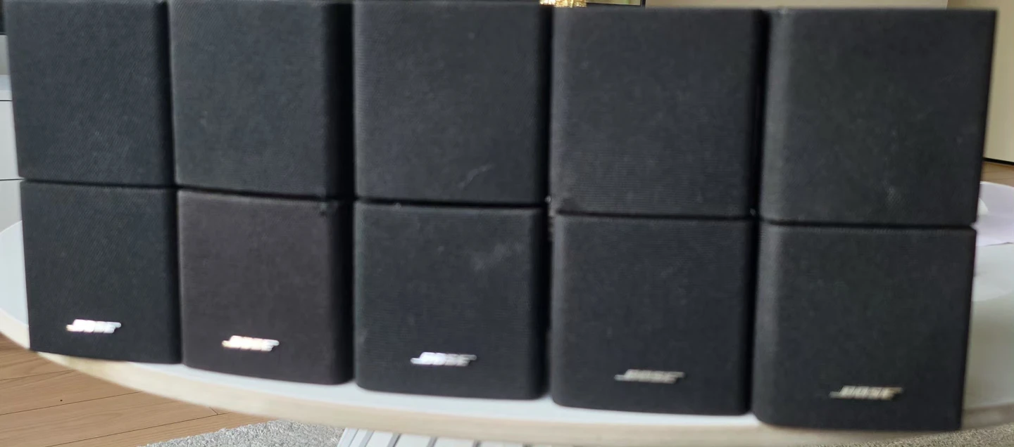 Set of 5 Bose Double Cube Speakers