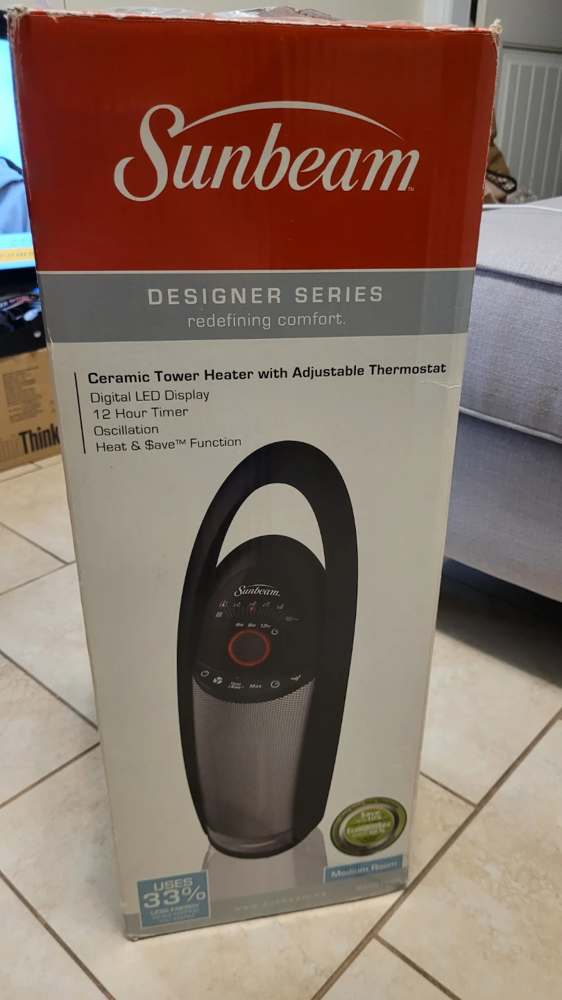 Sunbeam Ceramic Tower Heater
