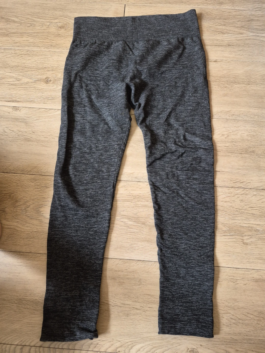 Size L Dark Grey Marled Athletic Leggings