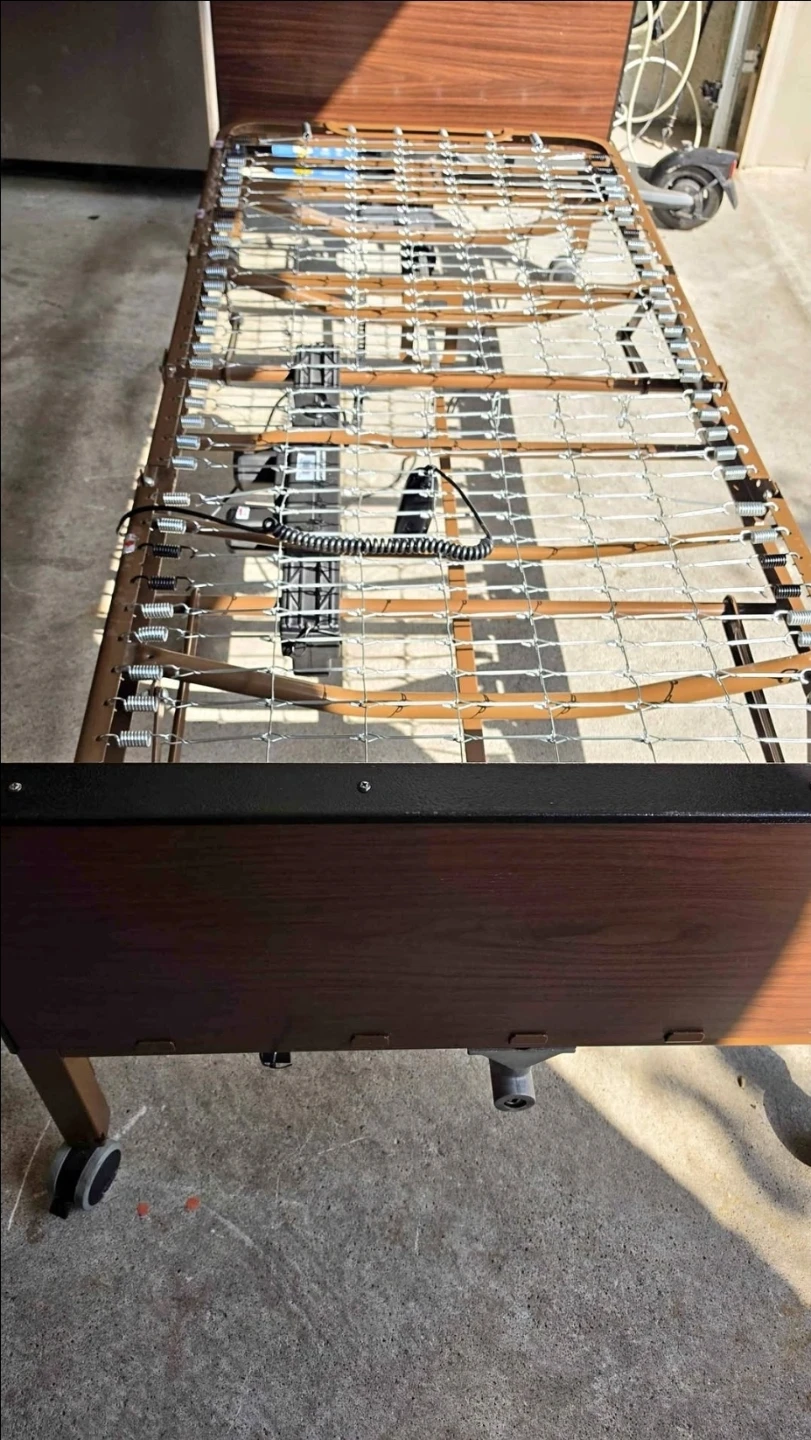 Drive Medical Electric adjustable bed with mattress & side rails - photo 2