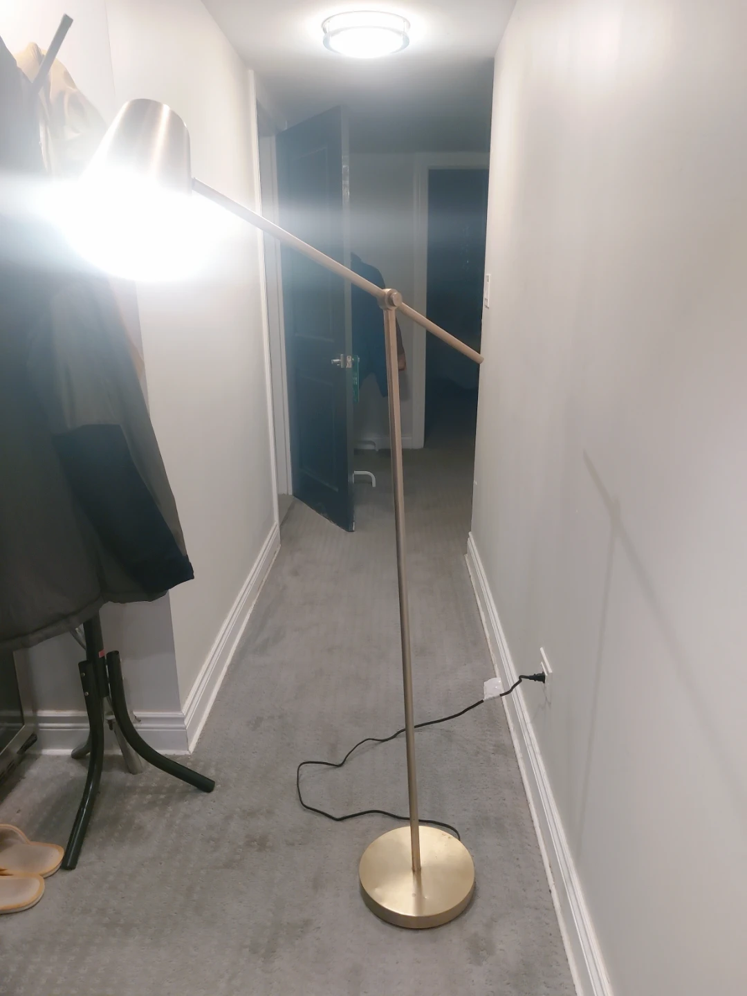 Gold Metal Floor Lamp - photo 2