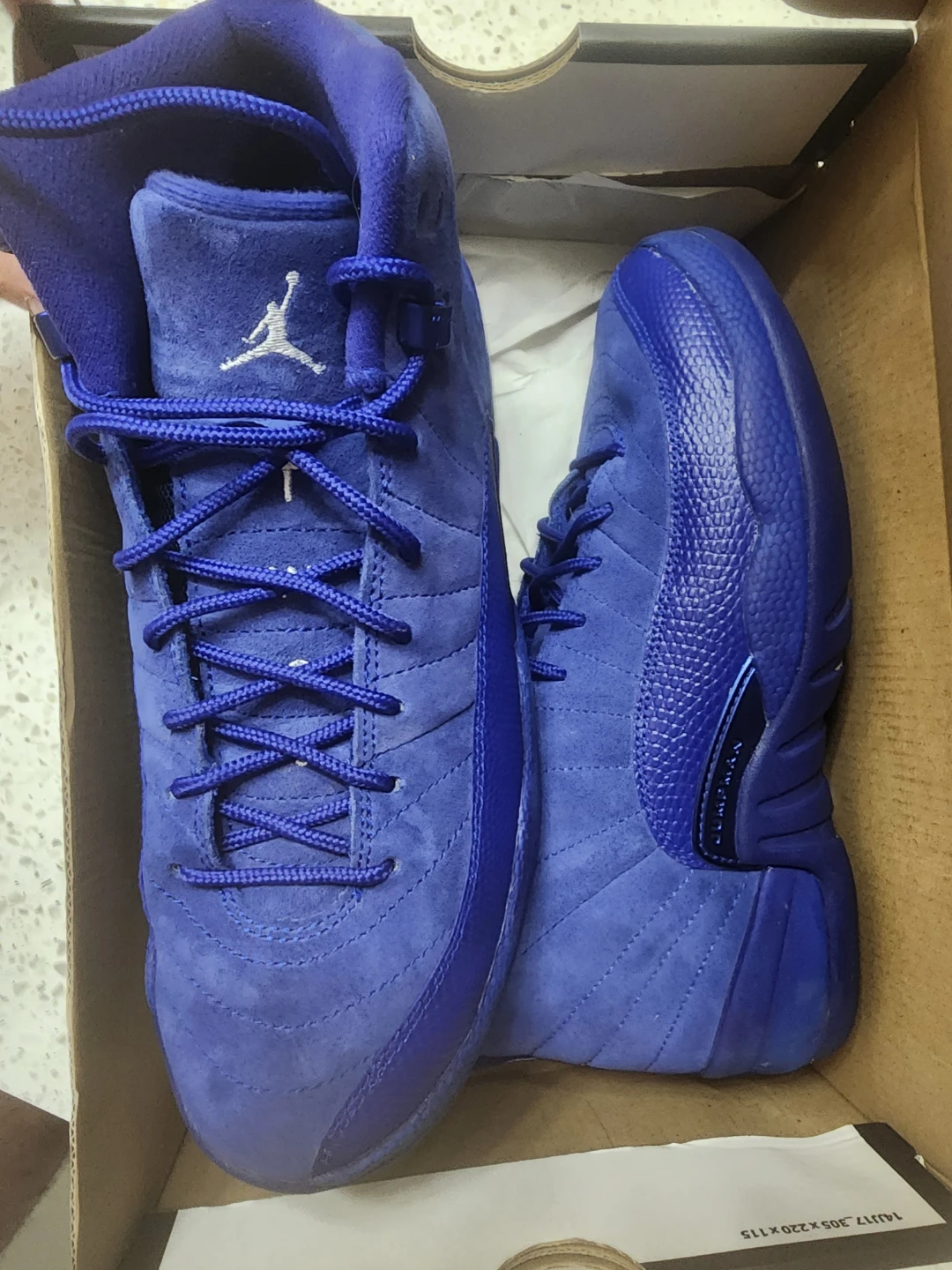 Air Jordan 12 Retro Deep Royal Blue Size 6.5Y
