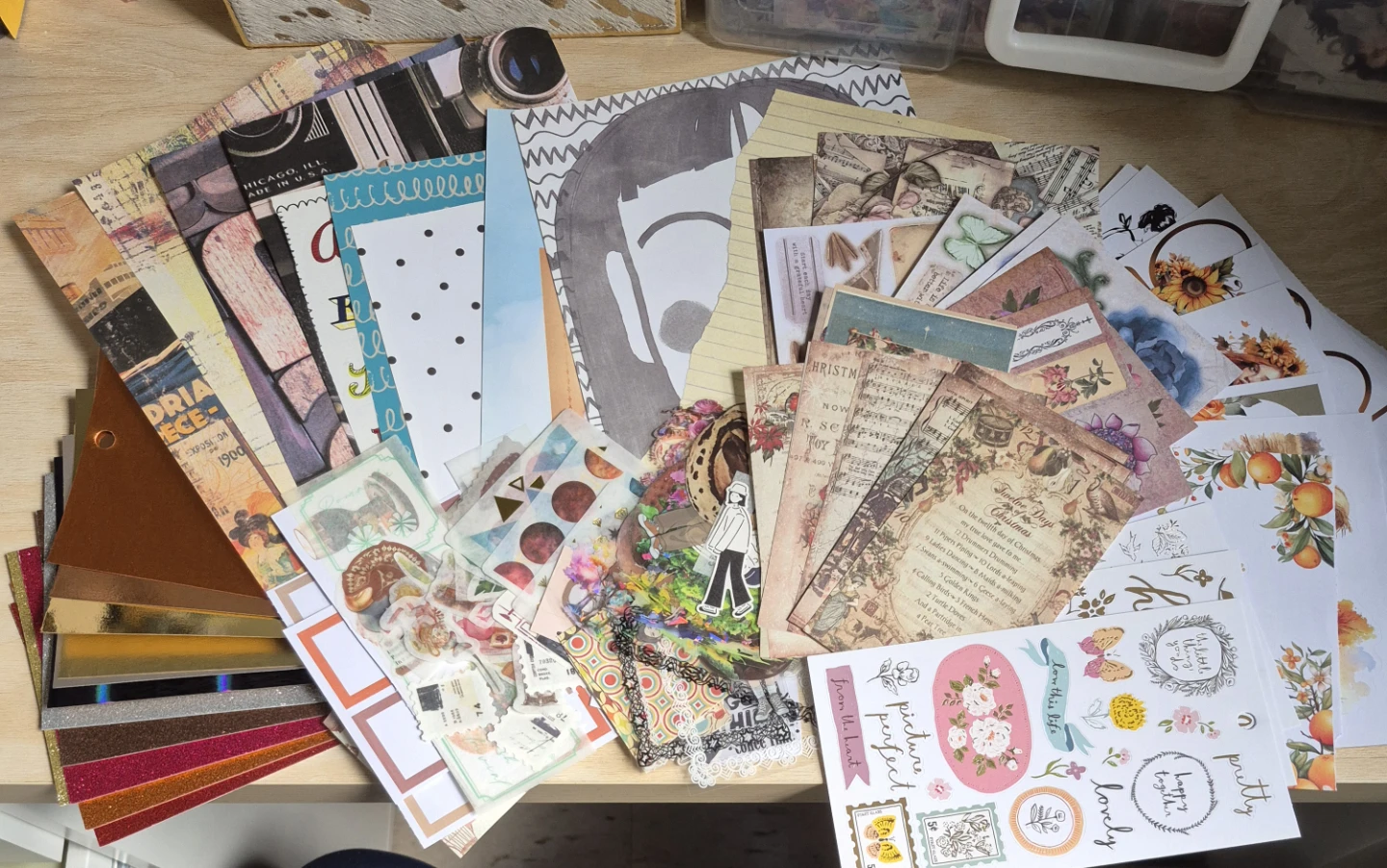 Scrapbooking Paper and Stickers