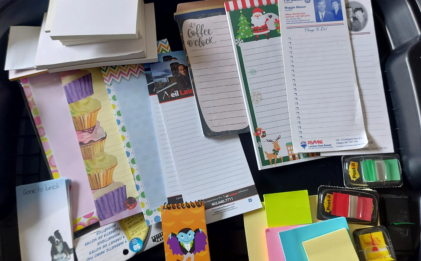 Assorted Stationery and Memo Pad Collection