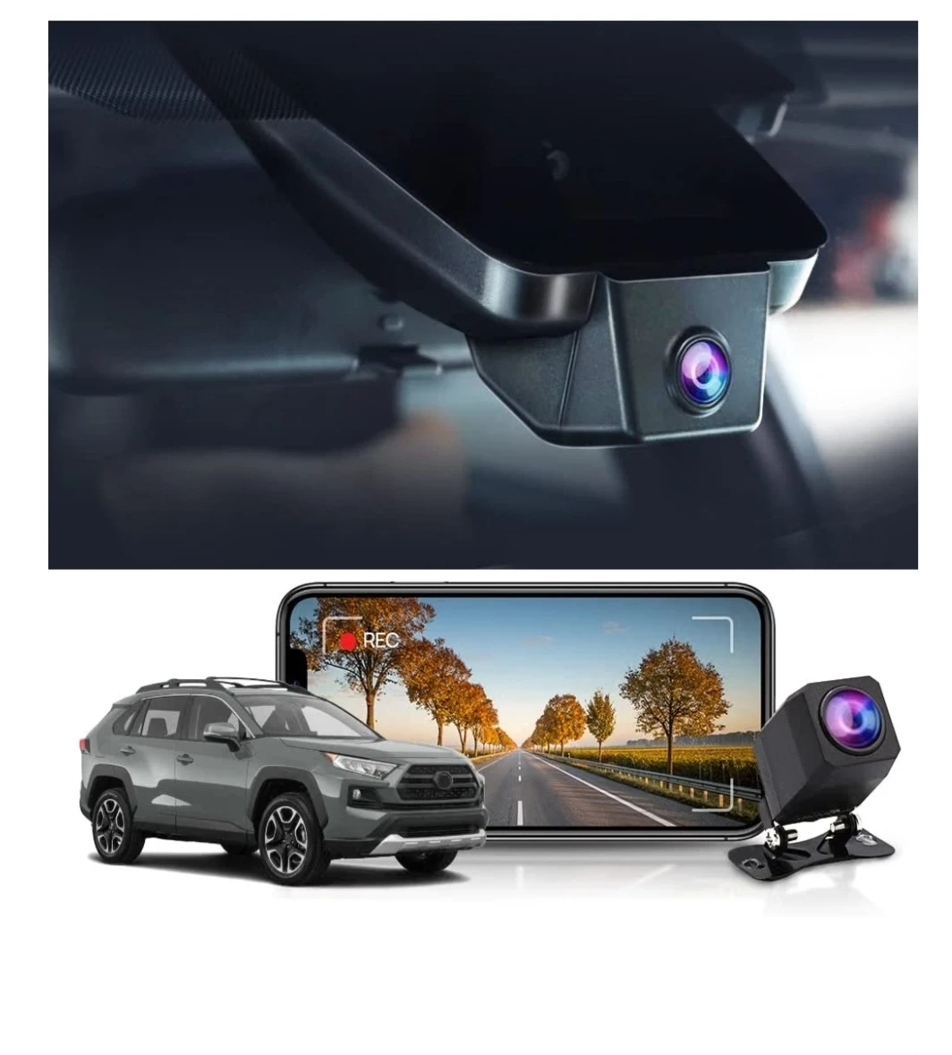 Fitcamx Integrated Fual Dash Cam - For 2021 Rav4 & others