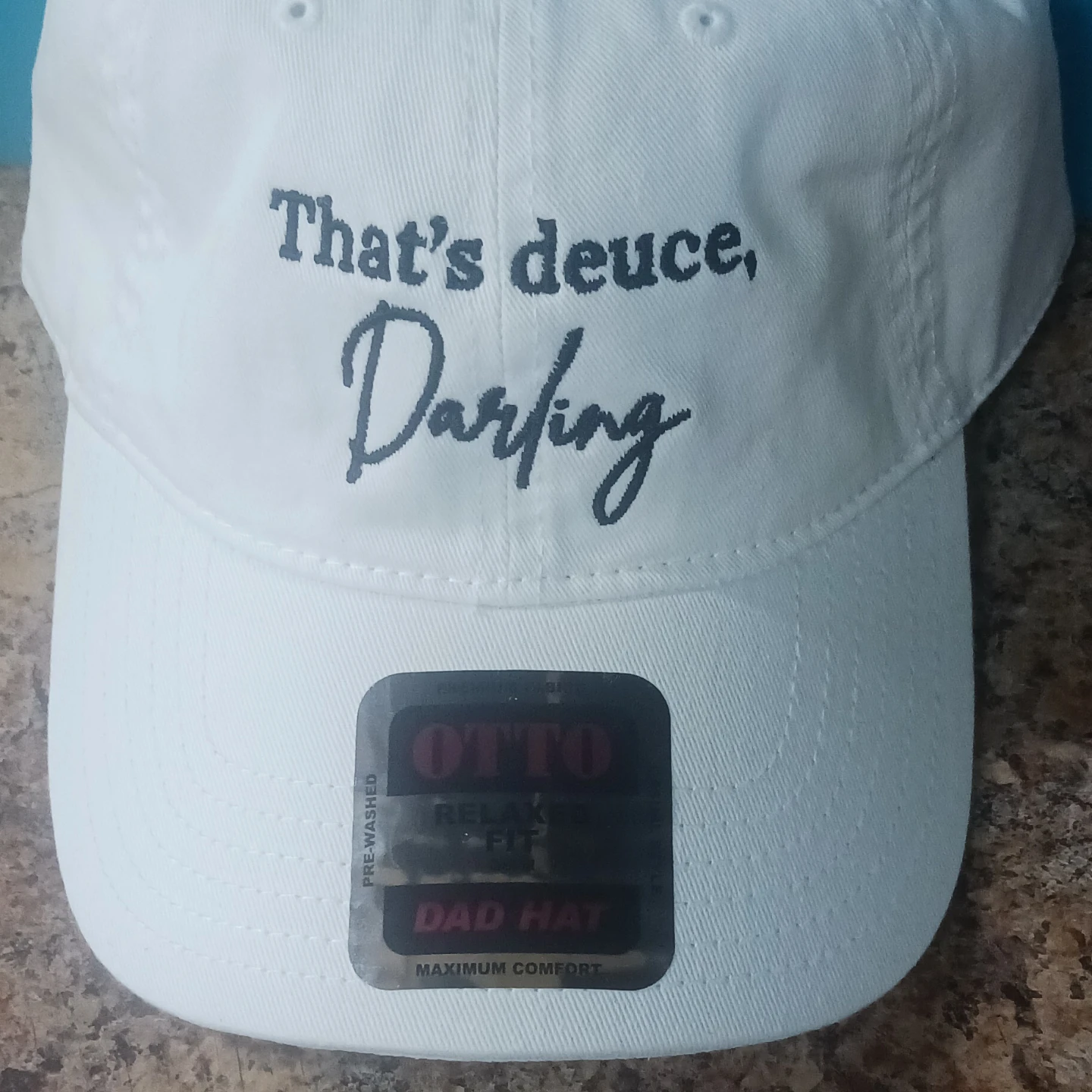 Otto Relaxed Fit Dad Hat White - photo 3