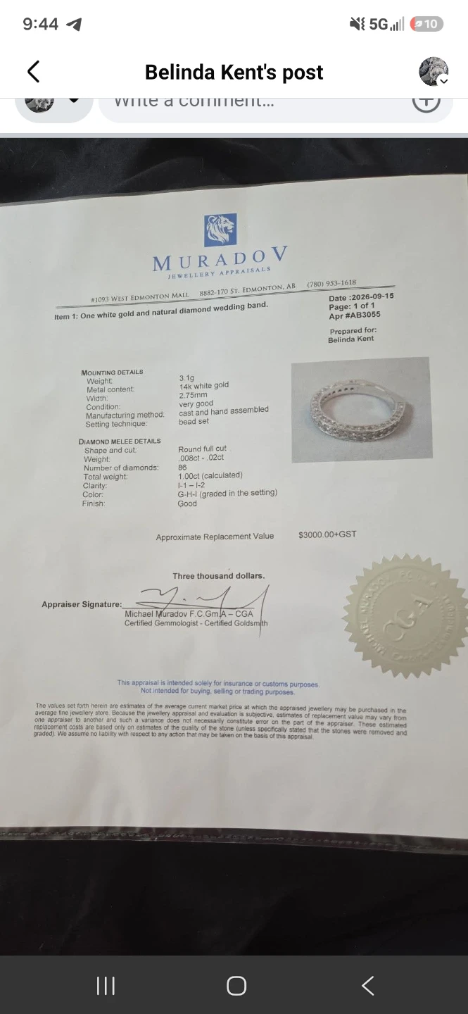 Diamond ring