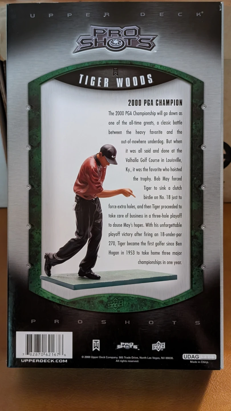 Two Upper Deck Pro Shots Tiger Woods Figures - photo 2