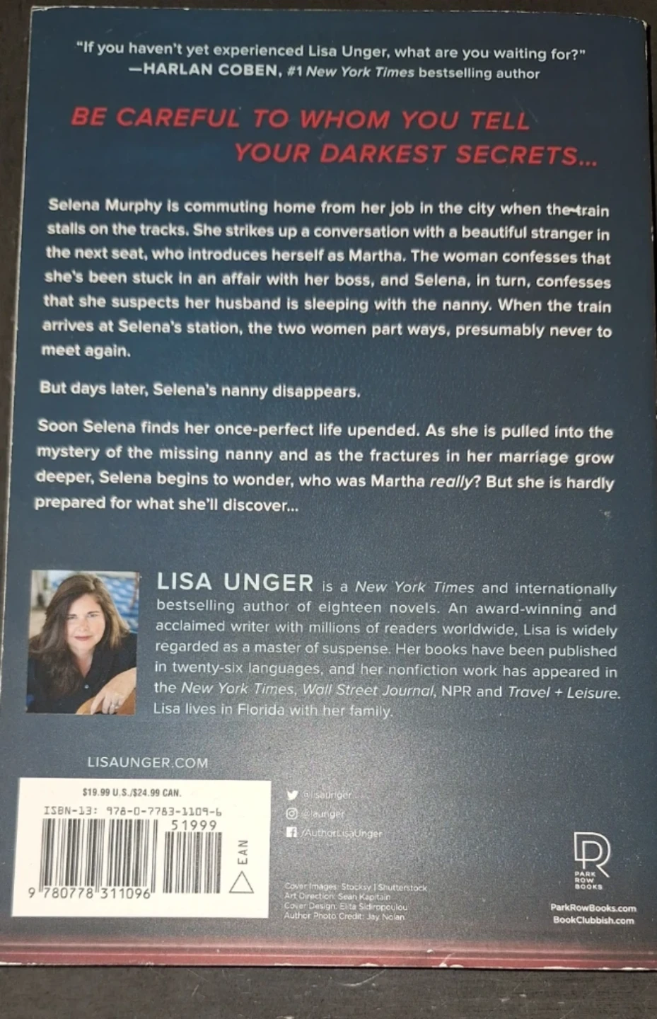 Confessions on the 7:45 by Lisa Unger🏈 - photo 2