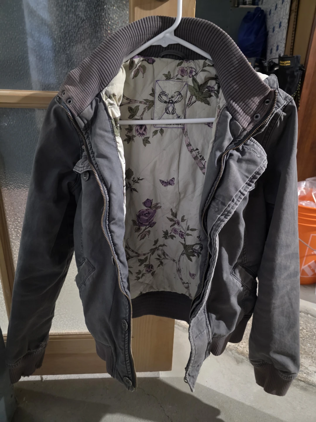 TNA Grey Bomber Jacket