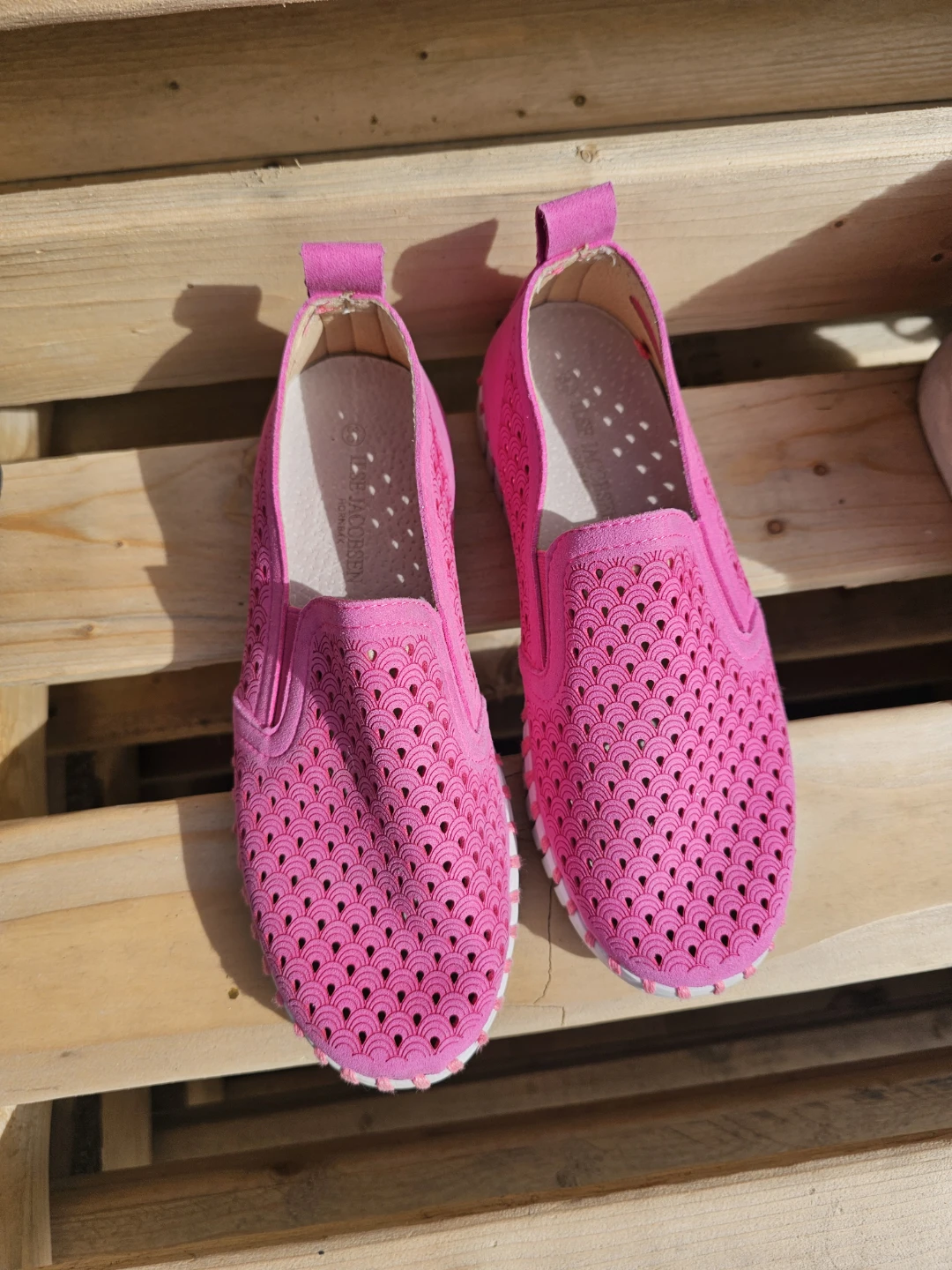🏈Ilse Jacobsen Pink Slip-on Shoes