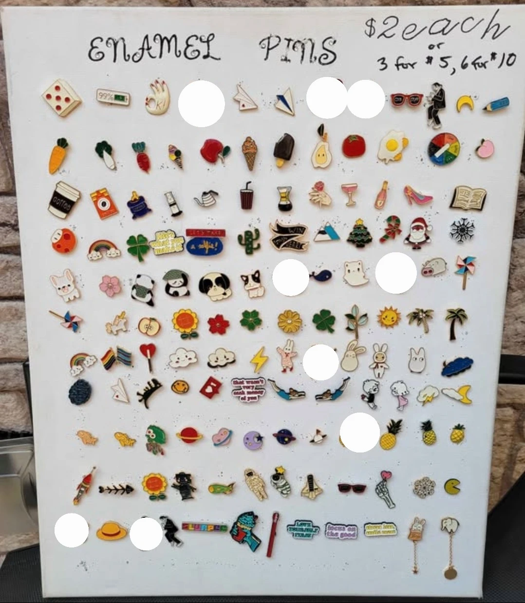Enamel Pins (New) $2 each