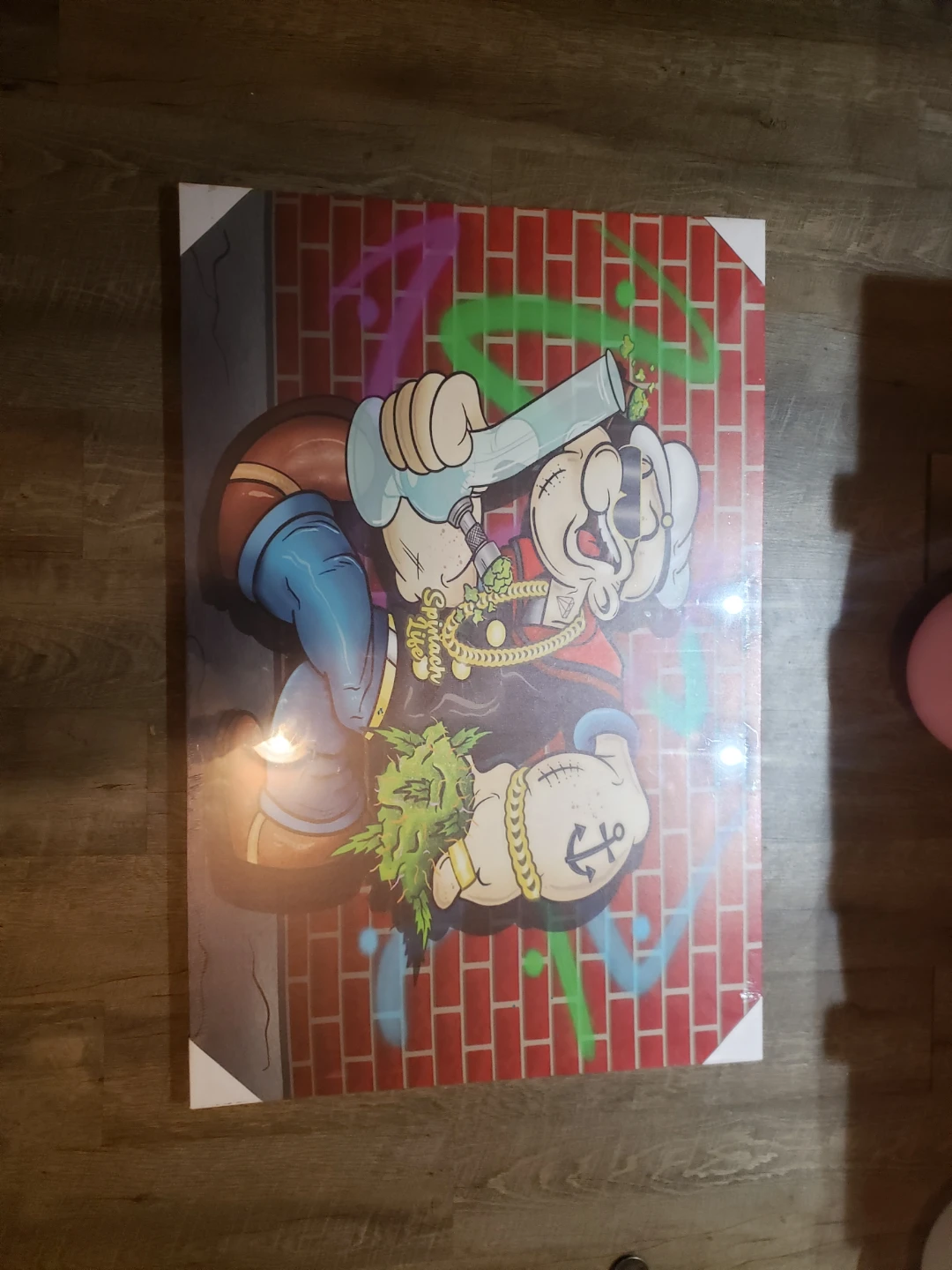 Popeye "Spinach Life" Canvas Art