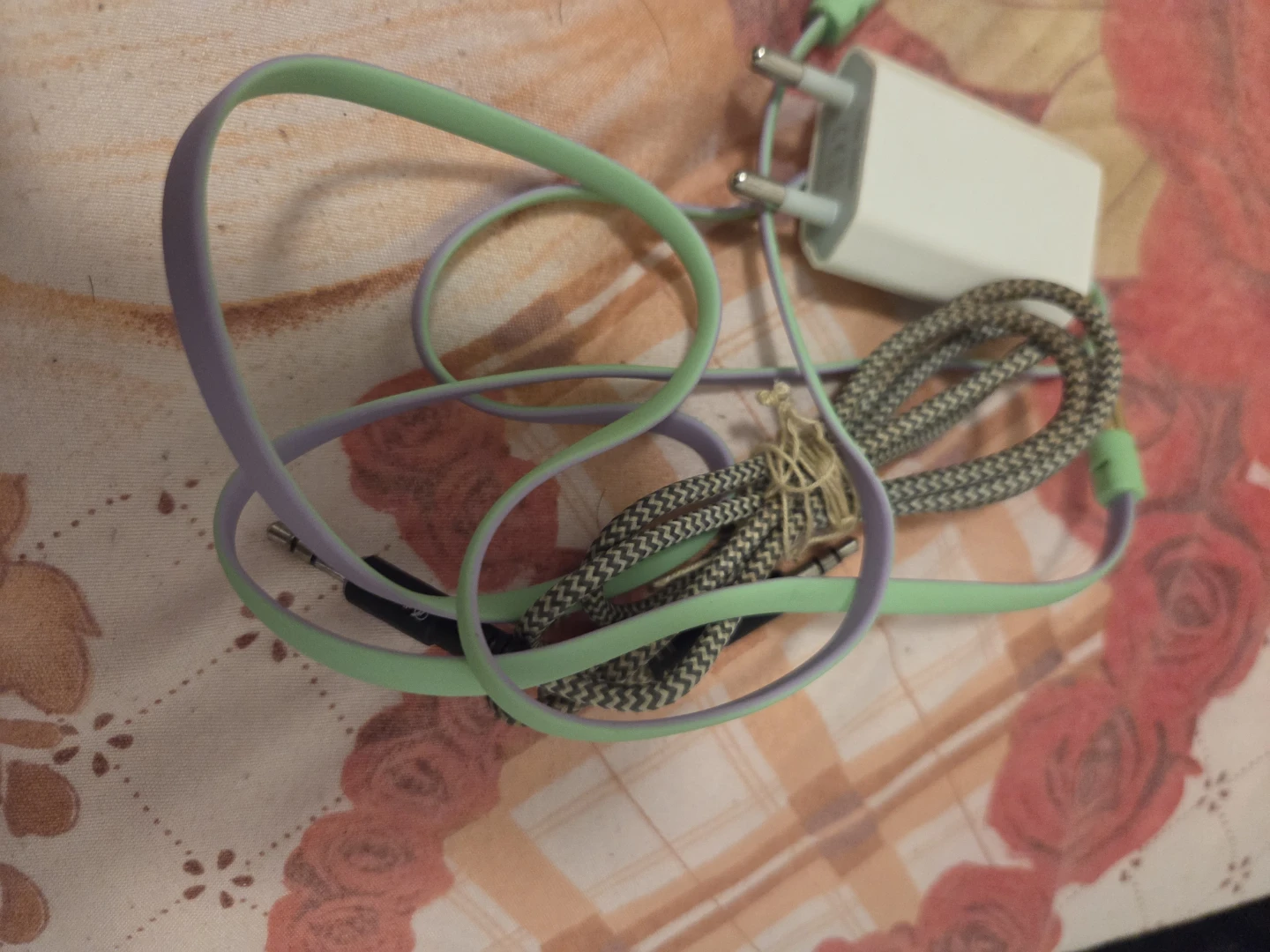 Assorted Audio Cables and Power Adapter - photo 2