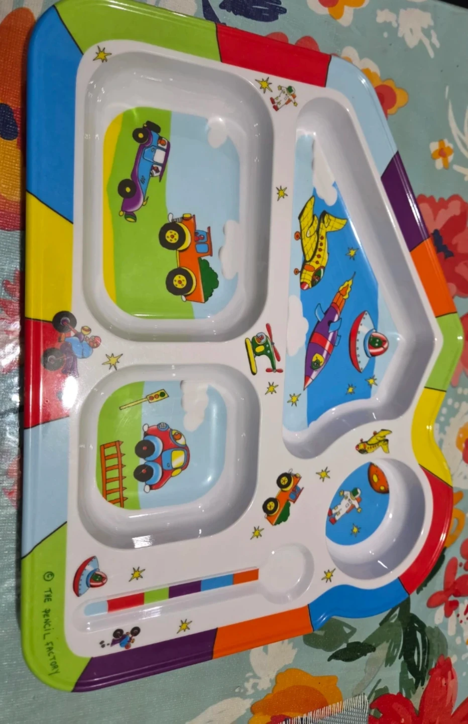 The Pencil Factory Kids Divided Plate