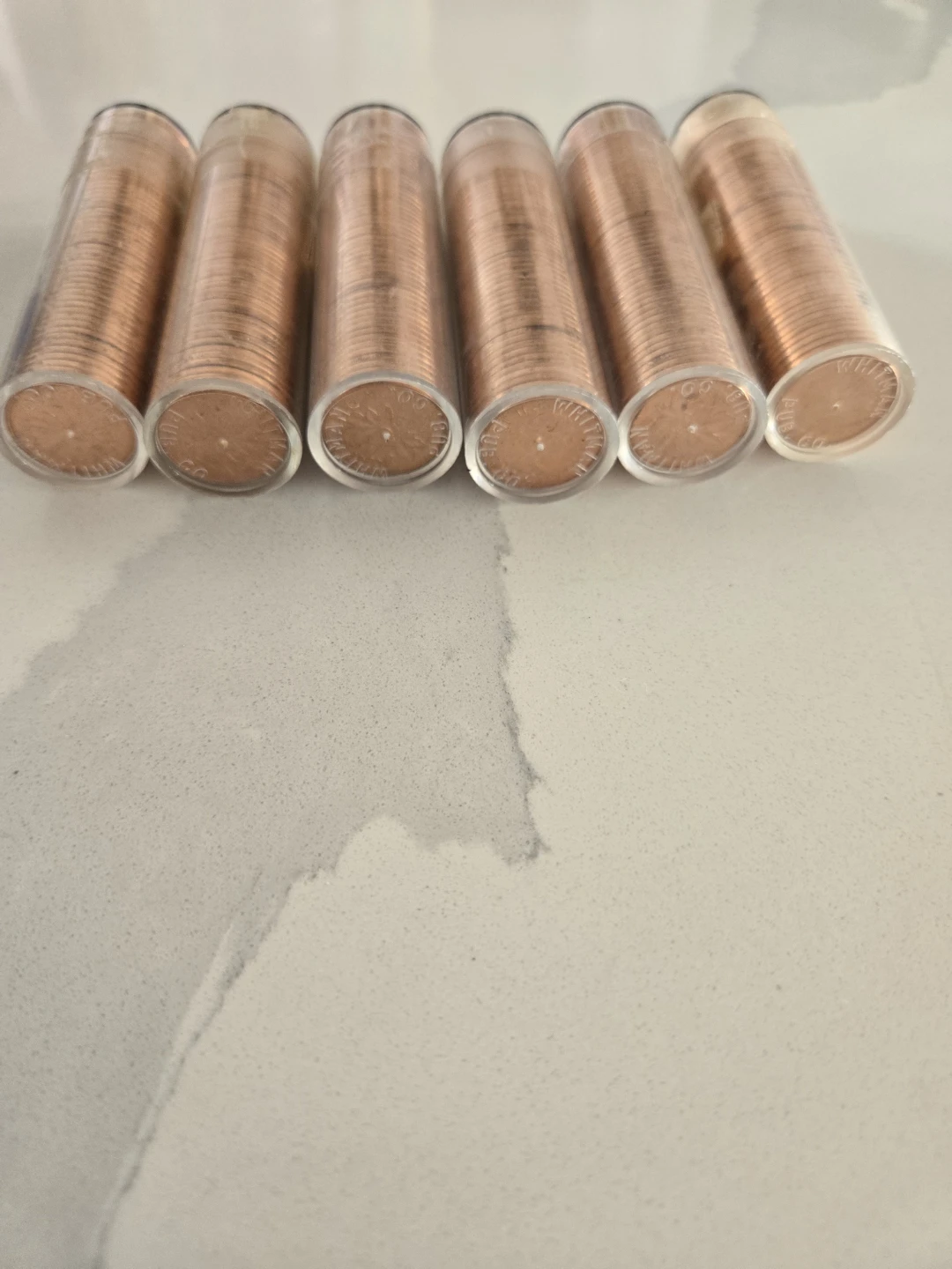 6 Tubes of 1963 Canadian Pennies - photo 3