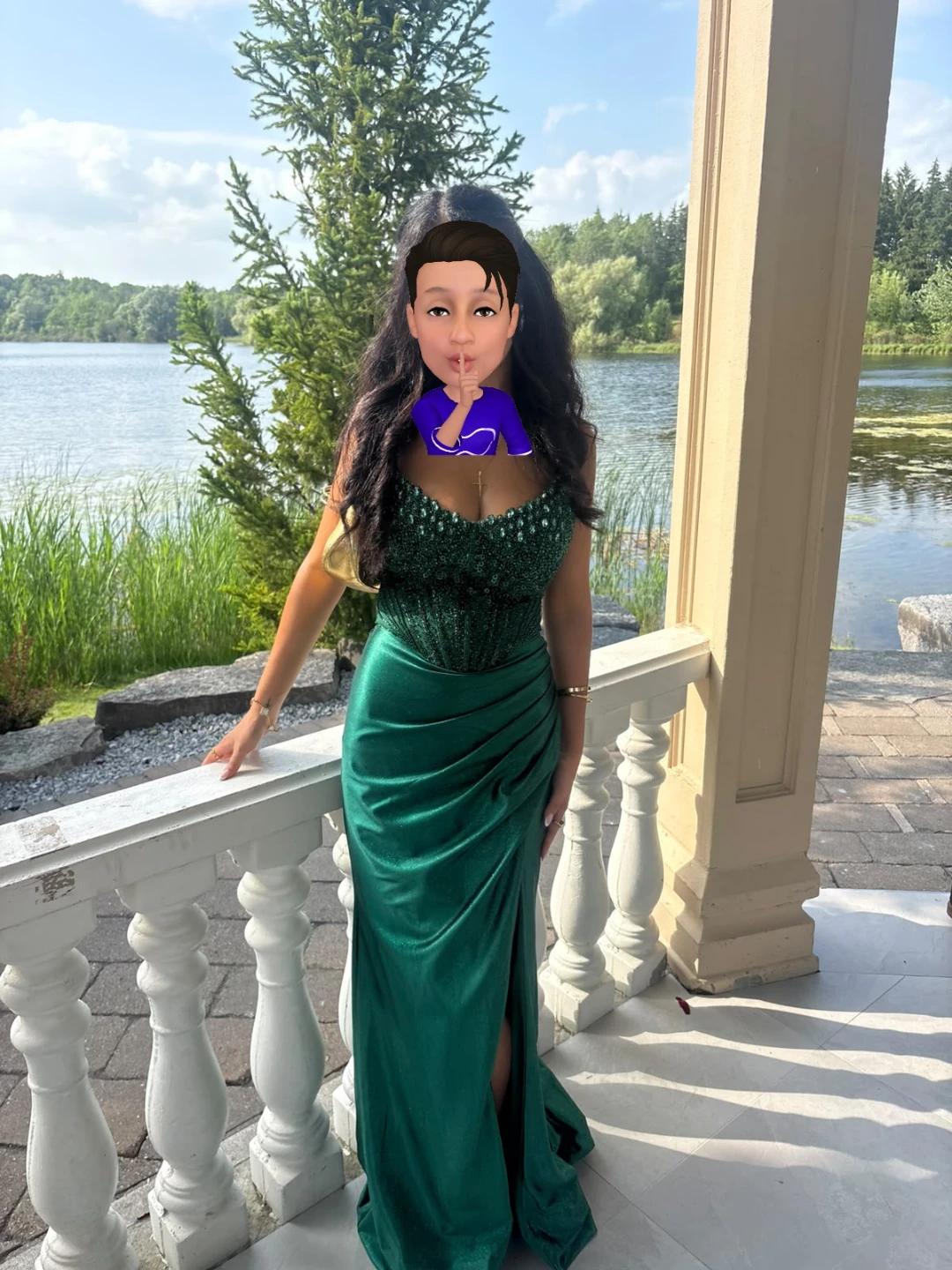 Ladivine CC467 Emerald Green size 2