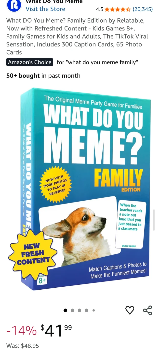 What Do You Meme? Family Edition Board Game - photo 2