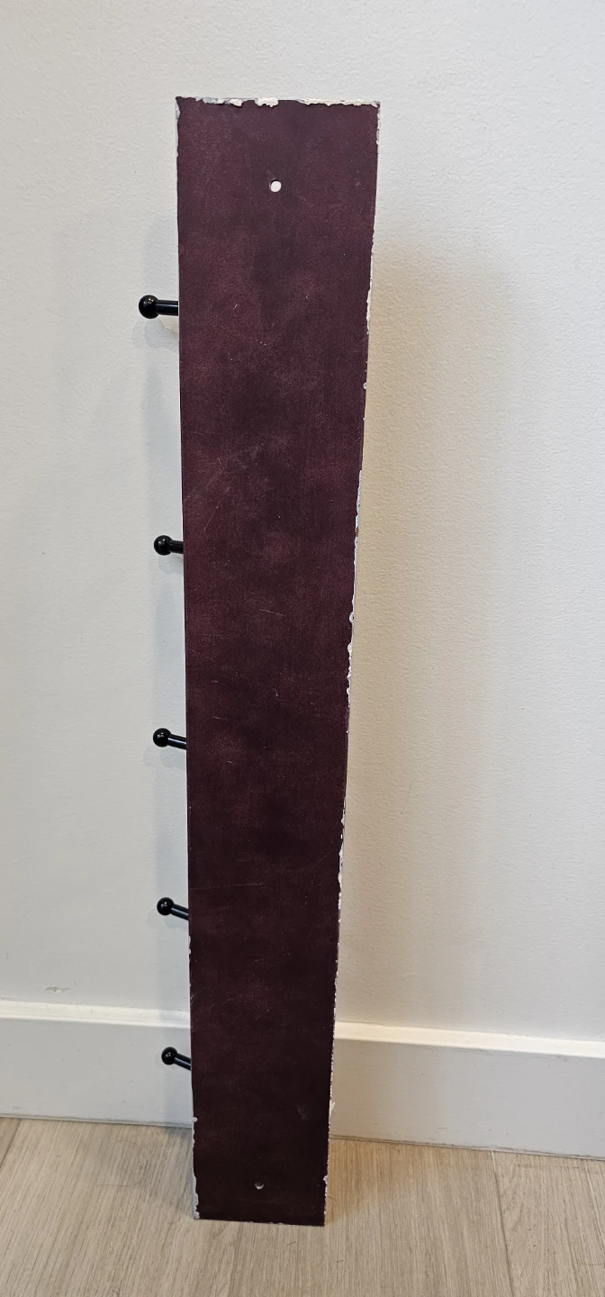Wall-mounted coat rack with 5 hooks - photo 3
