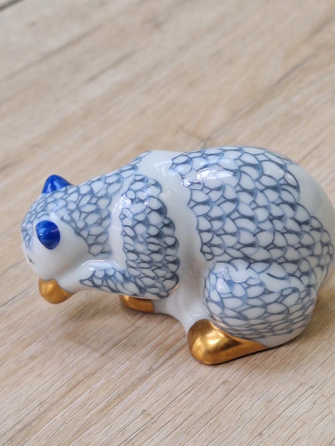 1988Franklin Mint Herend Porcelain Cat Figurine - photo 2