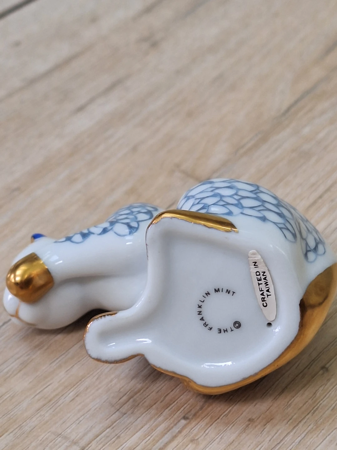 1988Franklin Mint Herend Porcelain Cat Figurine - photo 3