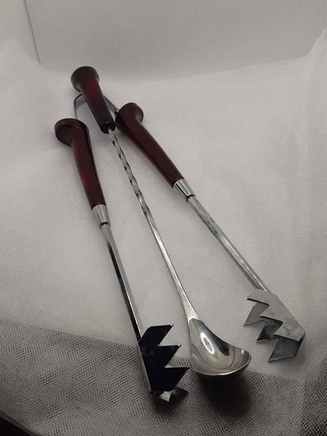 Vintage Mid-century Modern bar tool set - photo 3
