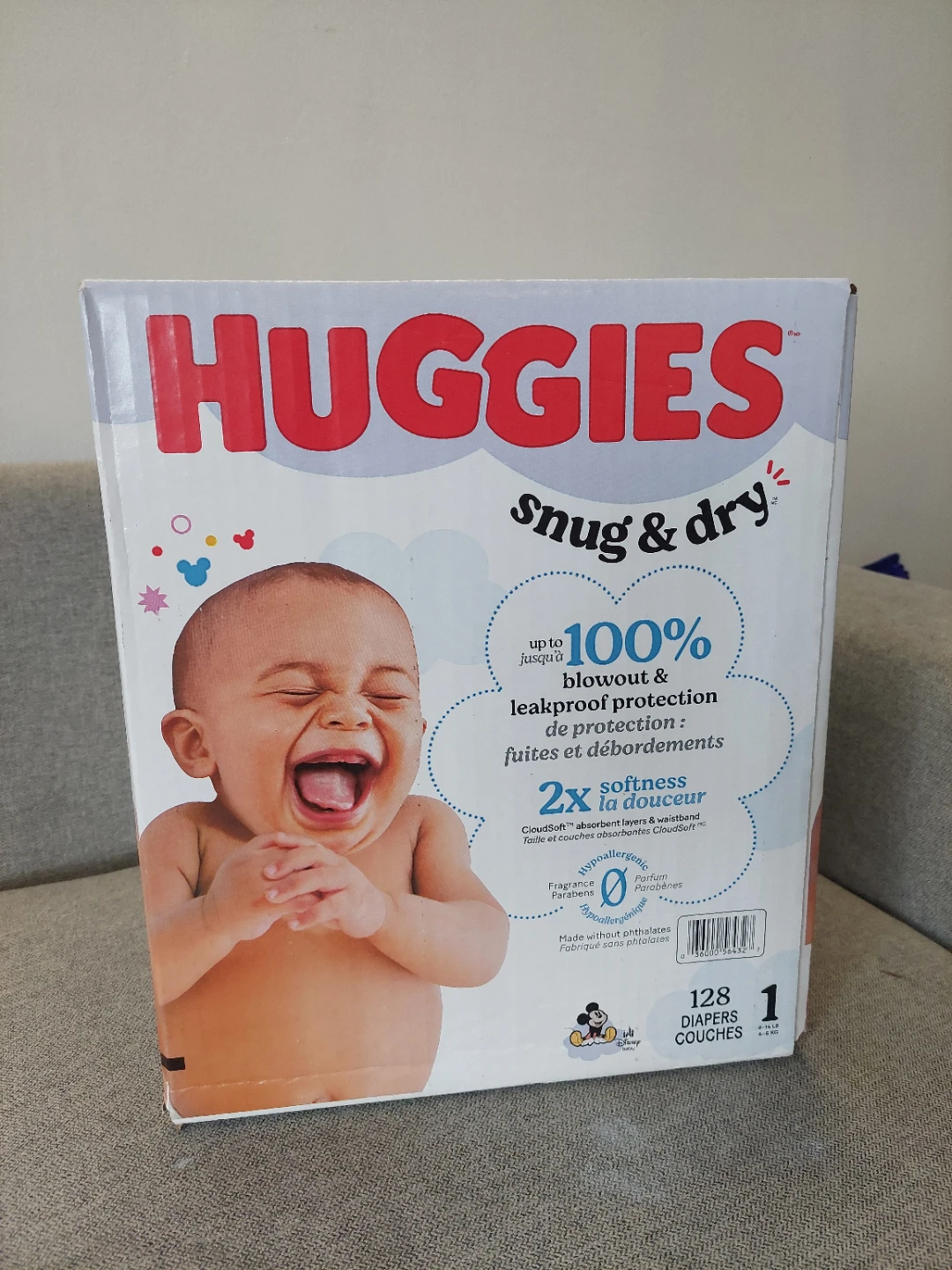 Huggies Snug & Dry Diapers - Size 1
