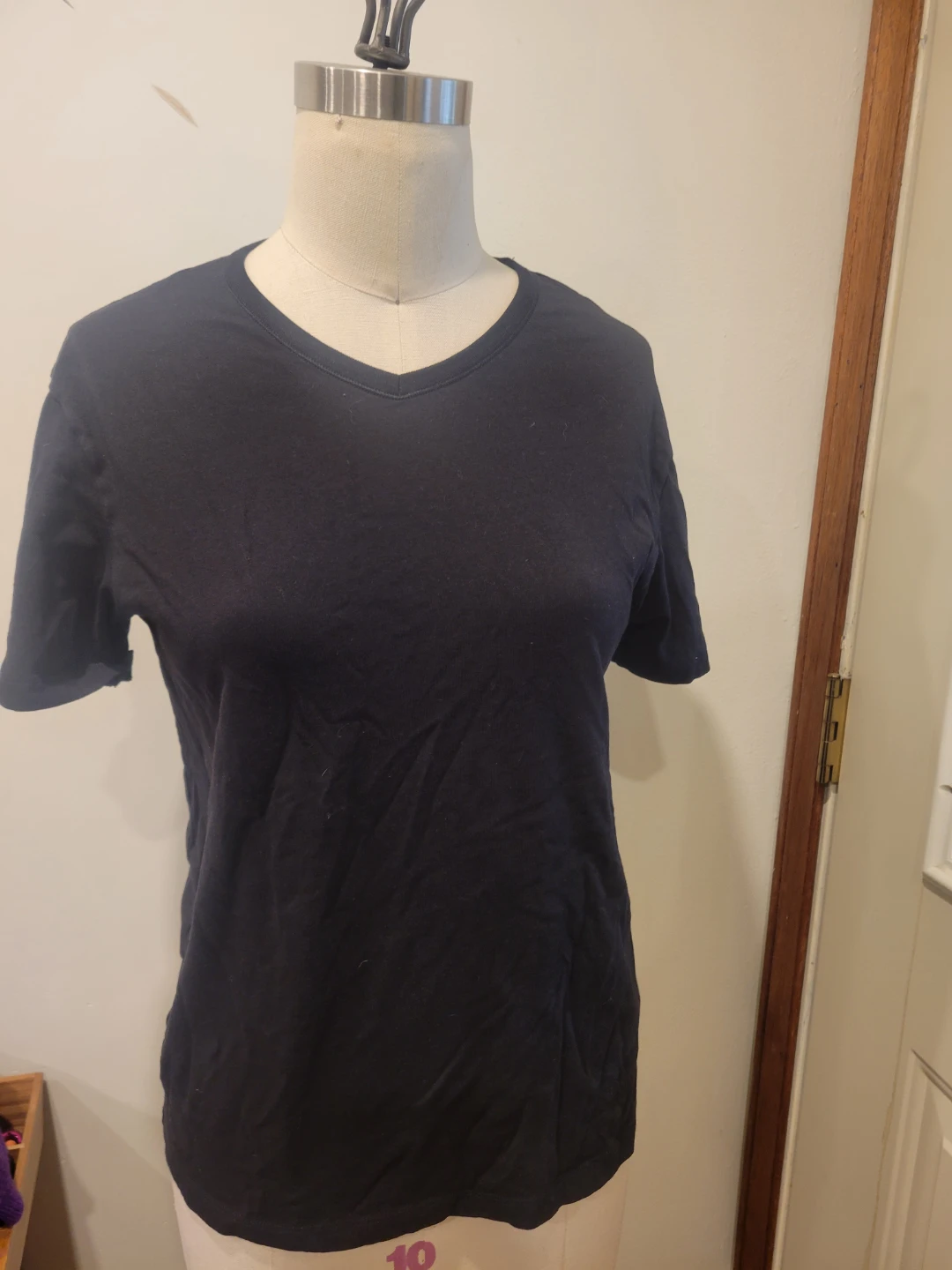 Small Hugo Boss black v-neck t-shirt
