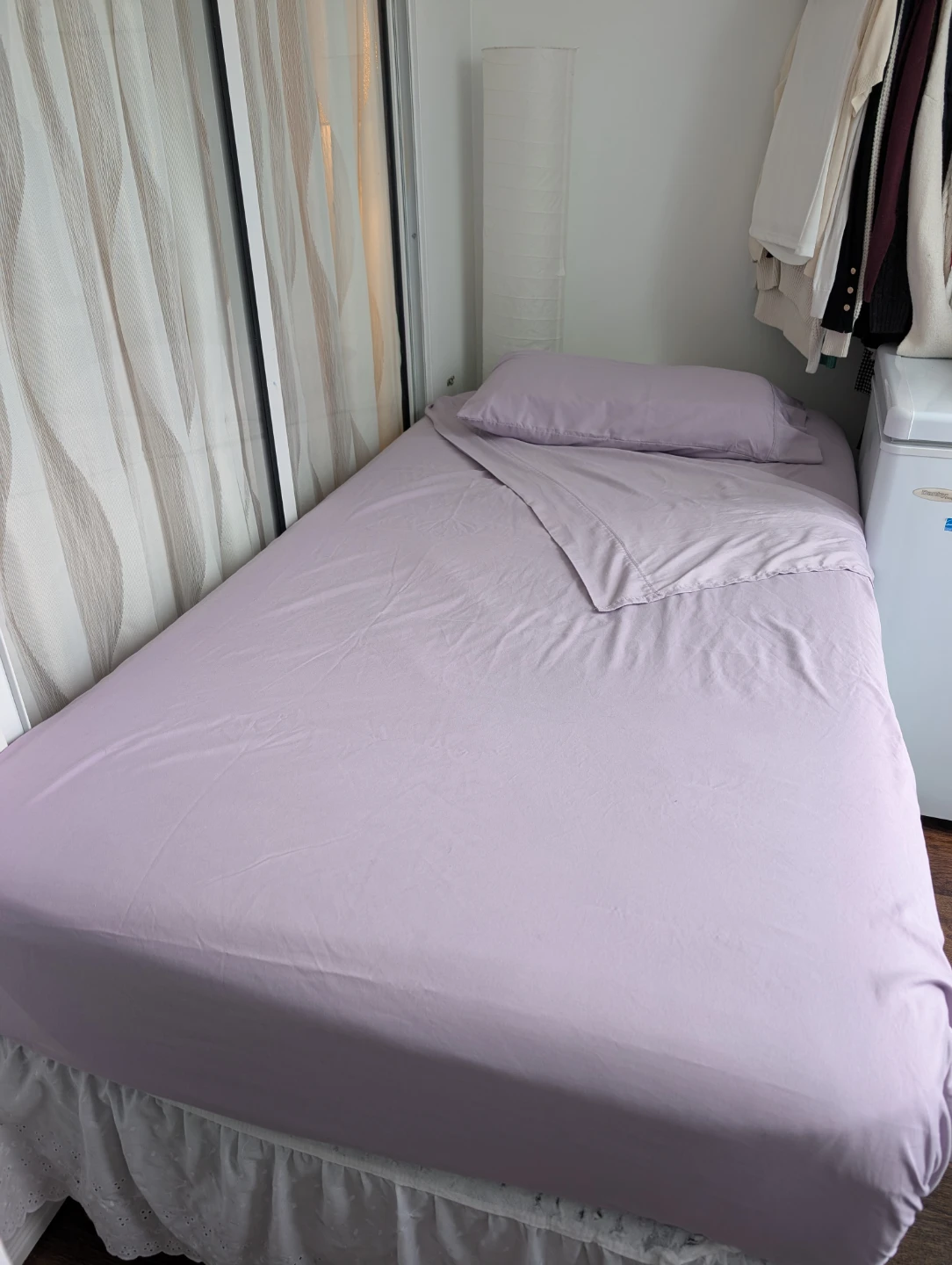 Purple Bed Sheet Set - Single Bed (Twin Size)