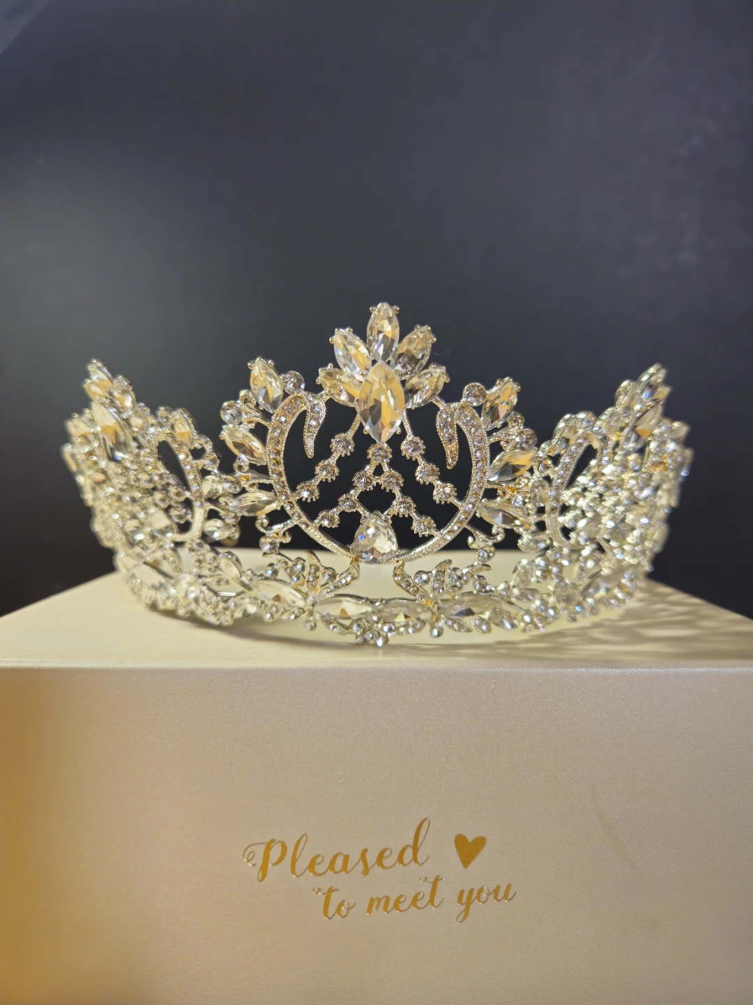SWEETV Rhinestone Tiara