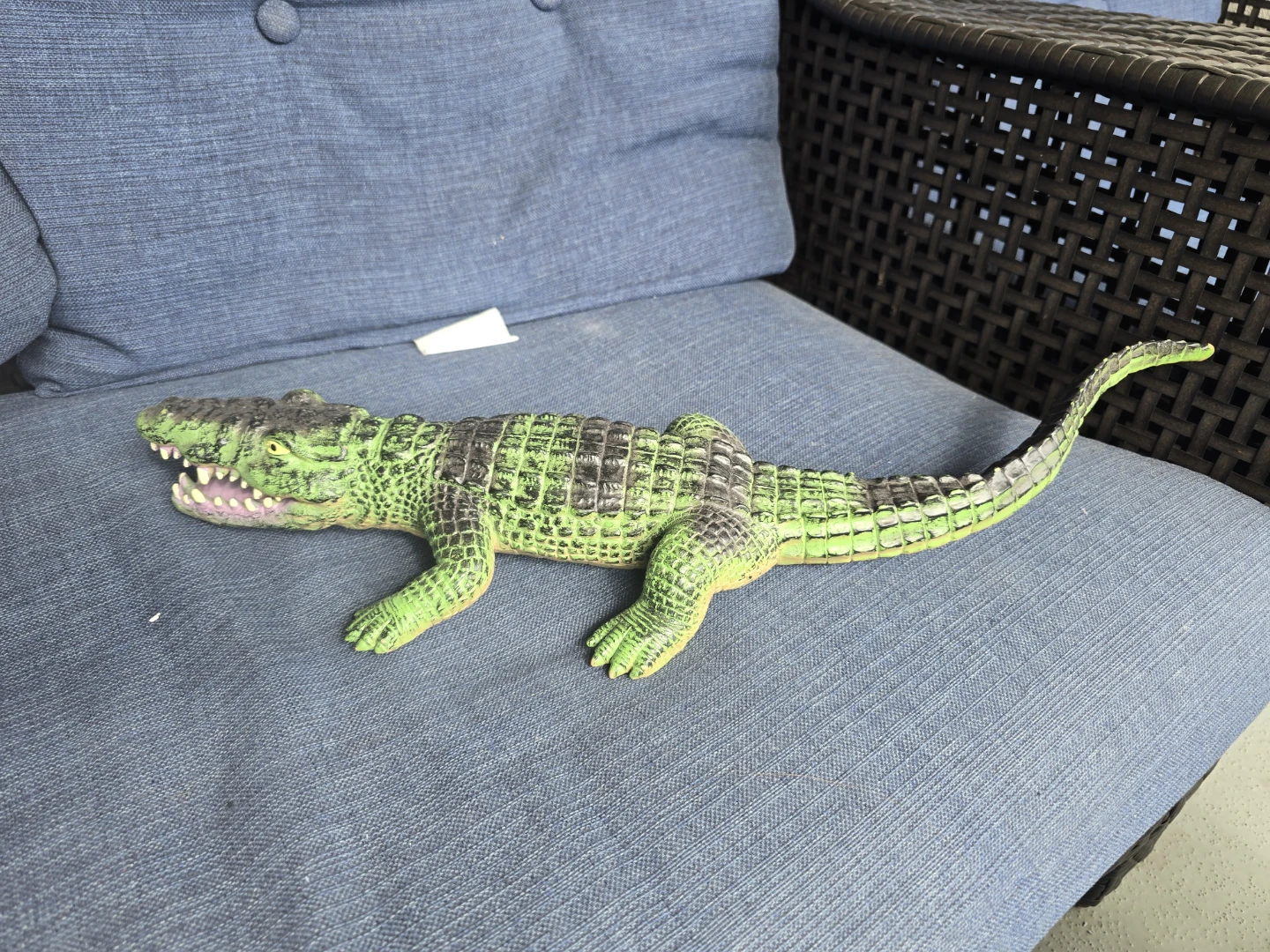 Large Rubber Crocodile Toy-58 cm long - photo 2