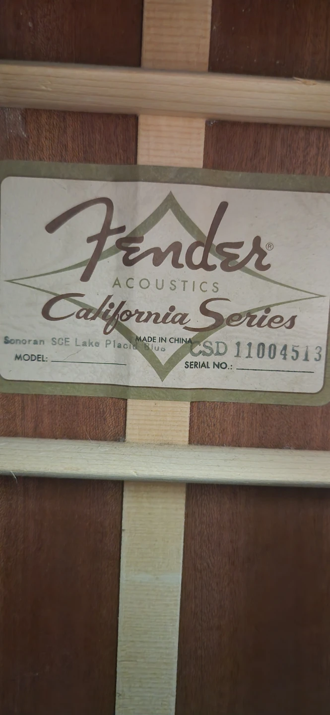 Fender Sonoran SCE Lake placid blue - photo 3