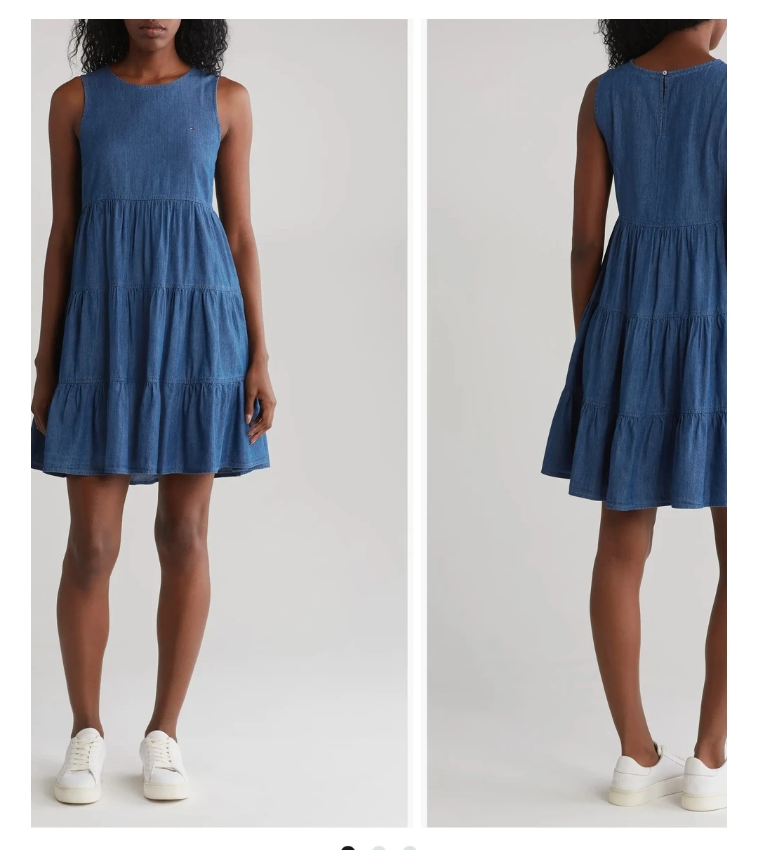 Tommy Hilfiger Tiered Chambray Dress - photo 2