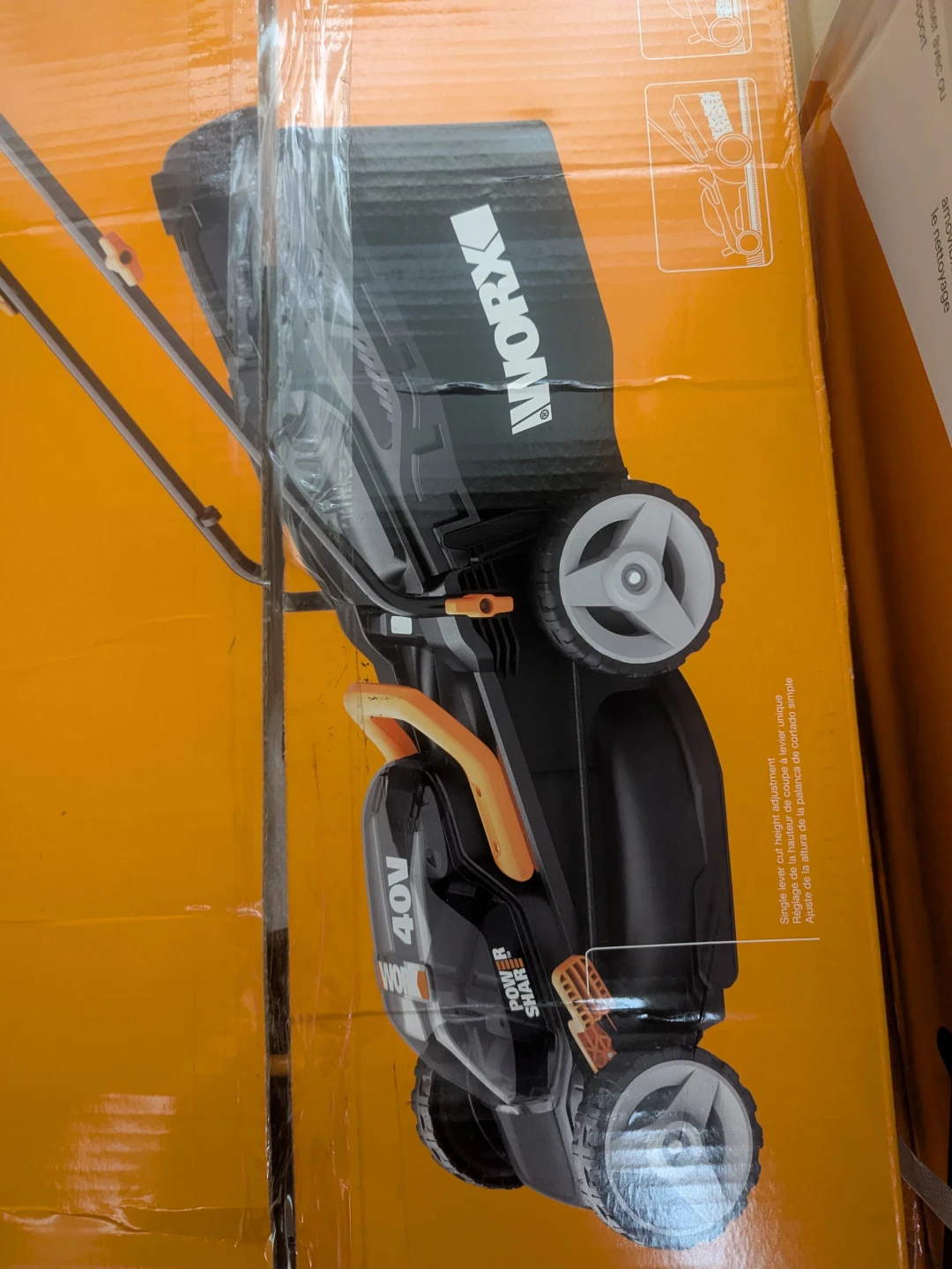 WORX WG779 Cordless Lawn Mower 14" - photo 3