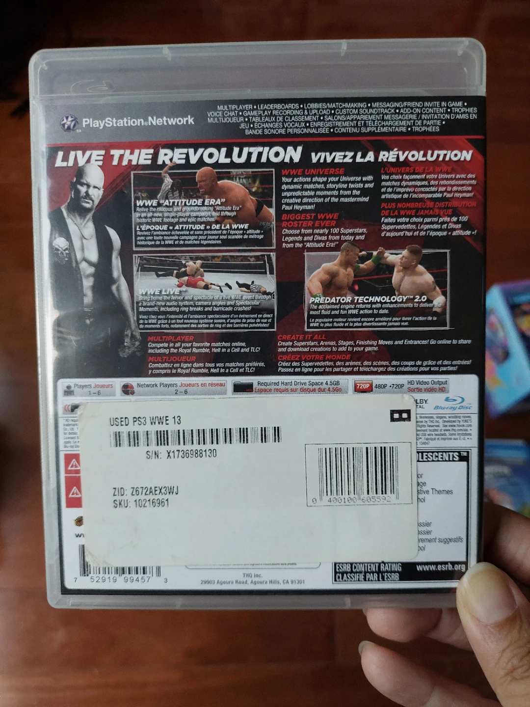🏈 WWE '13 for PlayStation 3 - photo 2