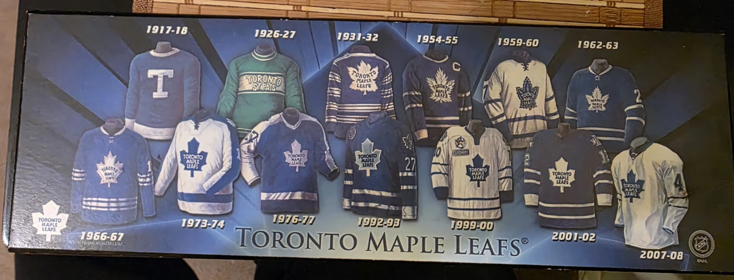 Toronto Maple Leafs Evolution Wall Plaque