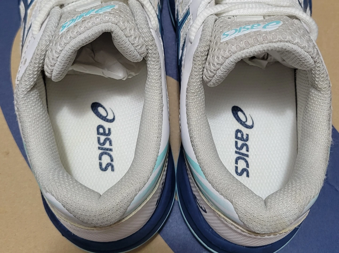 Asics Gel-Game 8 Tennis Shoes White/Blue Size US 3 - photo 3