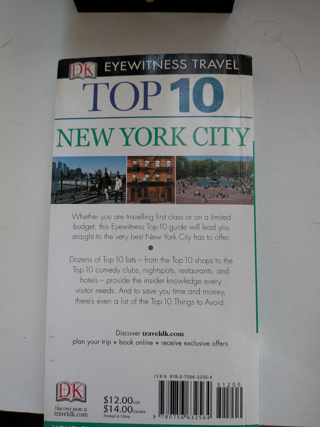 DK Eyewitness Travel Top 10 New York City Guidebook